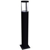 Bollard light | black textured | Glass type: clear